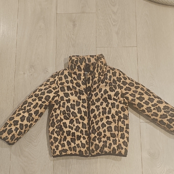 Joe Fresh Other - Gillian Harris X Joe Fresh Kids Leopard Puffer Jacket - Tan and Black